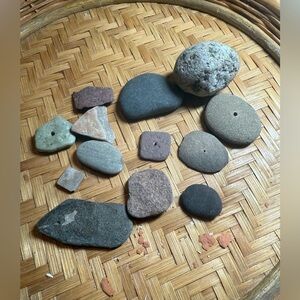 Personally collected broken and smoothed river type rocks in Washington State